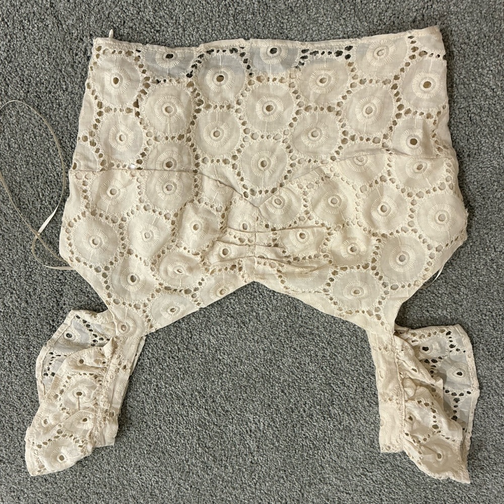 Chelsea & Violet Cream Lace Blouse
